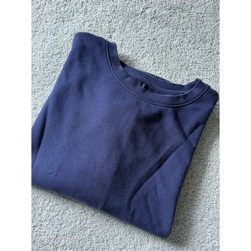 LIVI 14-16 Plus Pullover Lightweight S/S Sweatshirt Blue Activewear Short Sleeve - Picture 2 of 7